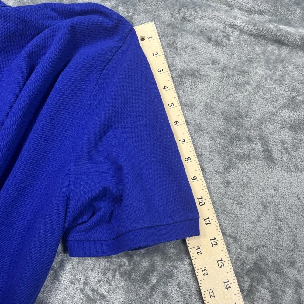 Vintage Ralph Lauren Polo Shirt Mens 2XL Blue Pony Short Sleeve Y2K Knit Classic